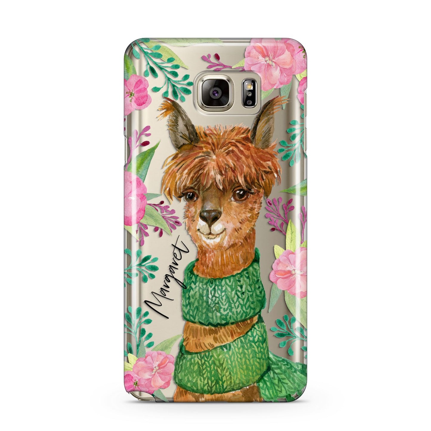 Personalised Alpaca Samsung Galaxy Note 5 Case