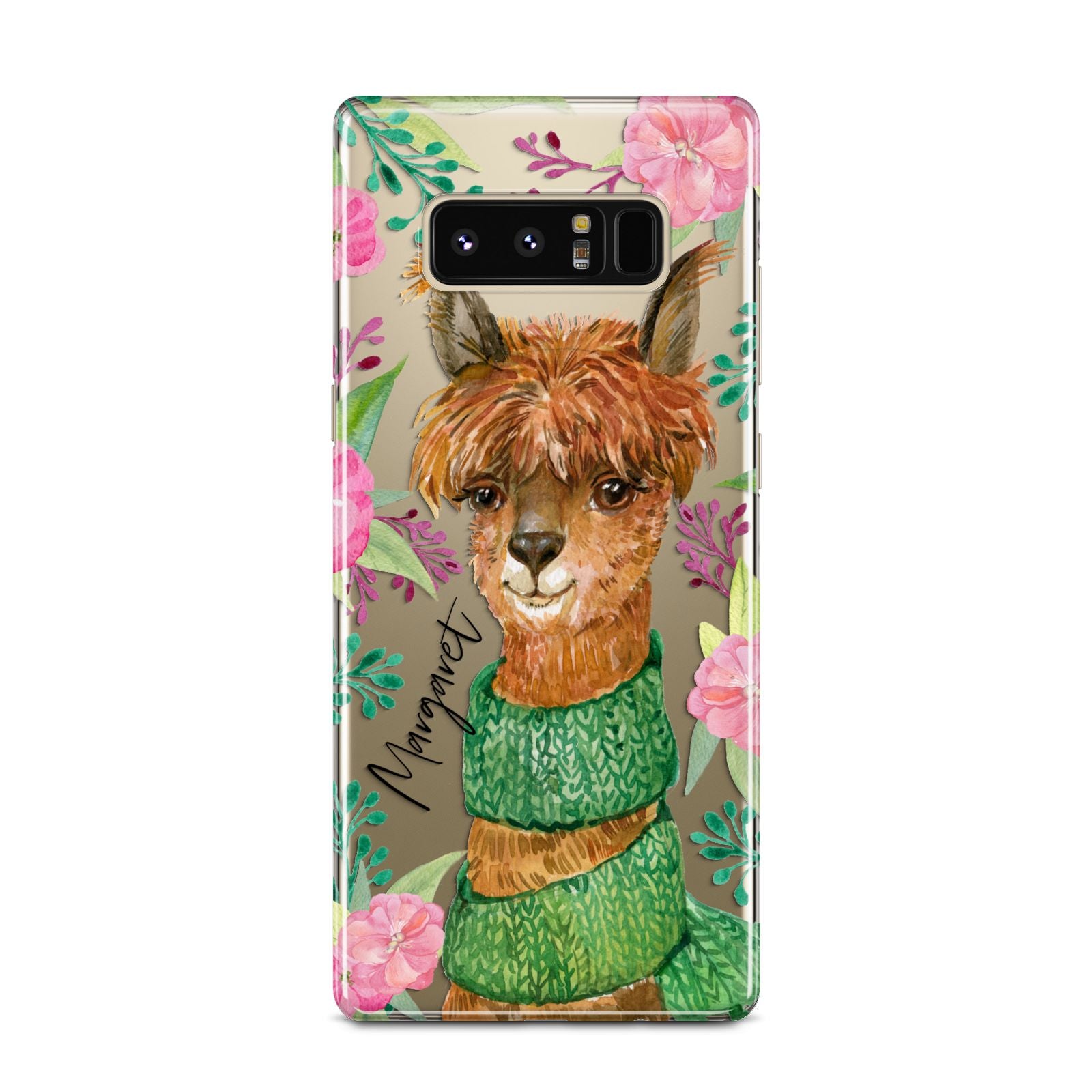 Personalised Alpaca Samsung Galaxy Note 8 Case