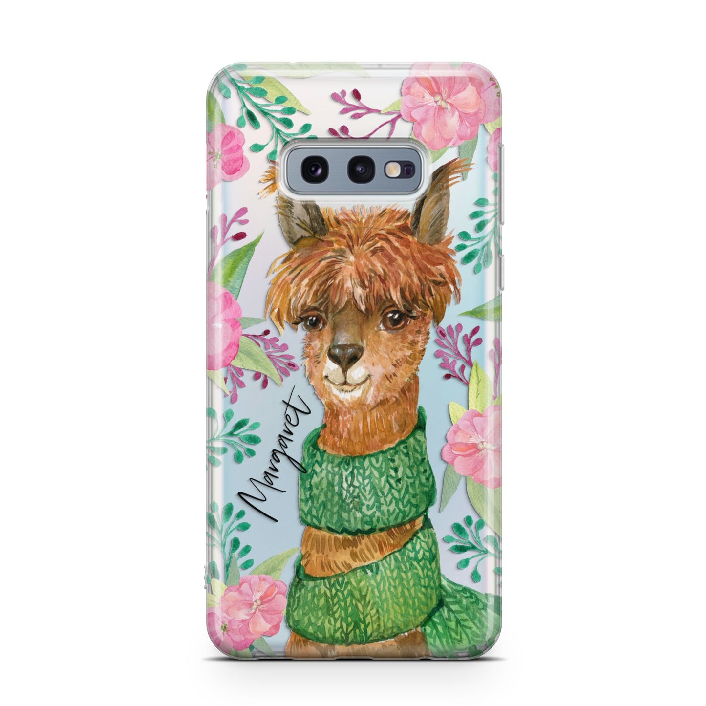 Personalised Alpaca Samsung Galaxy S10E Case