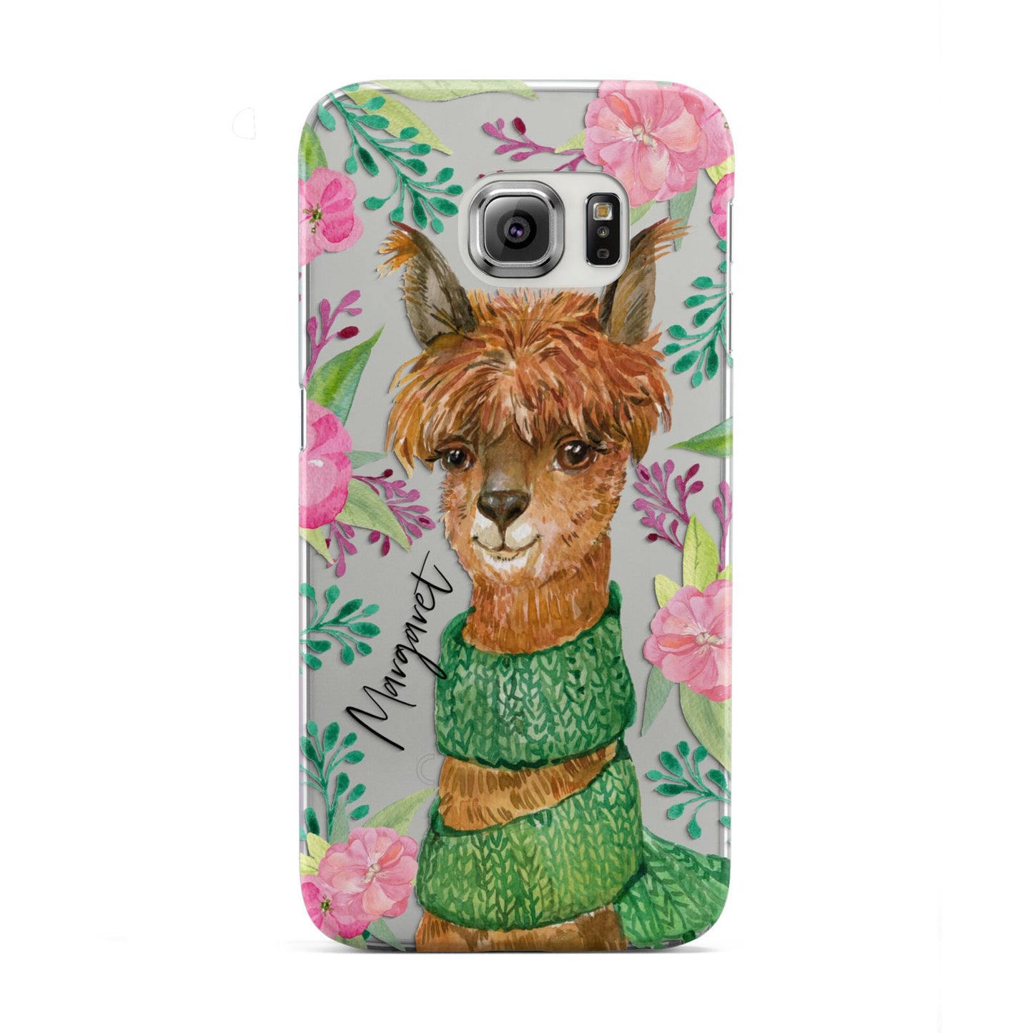 Personalised Alpaca Samsung Galaxy S6 Edge Case