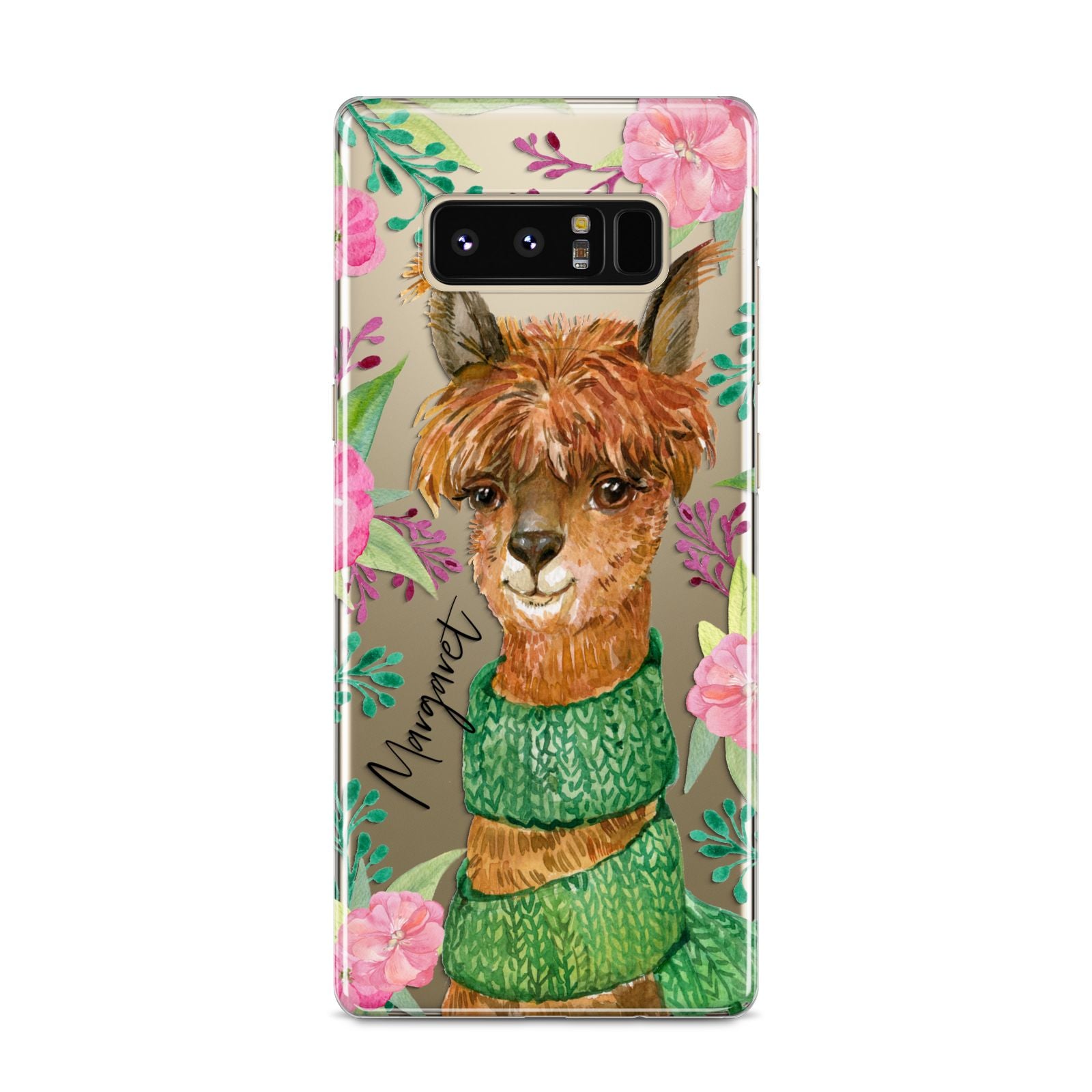 Personalised Alpaca Samsung Galaxy S8 Case