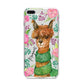 Personalised Alpaca iPhone 8 Plus Bumper Case on Silver iPhone