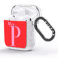 Personalised Alphabet AirPods Glitter Case Side Image