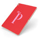 Personalised Alphabet Apple iPad Case on Gold iPad Side View