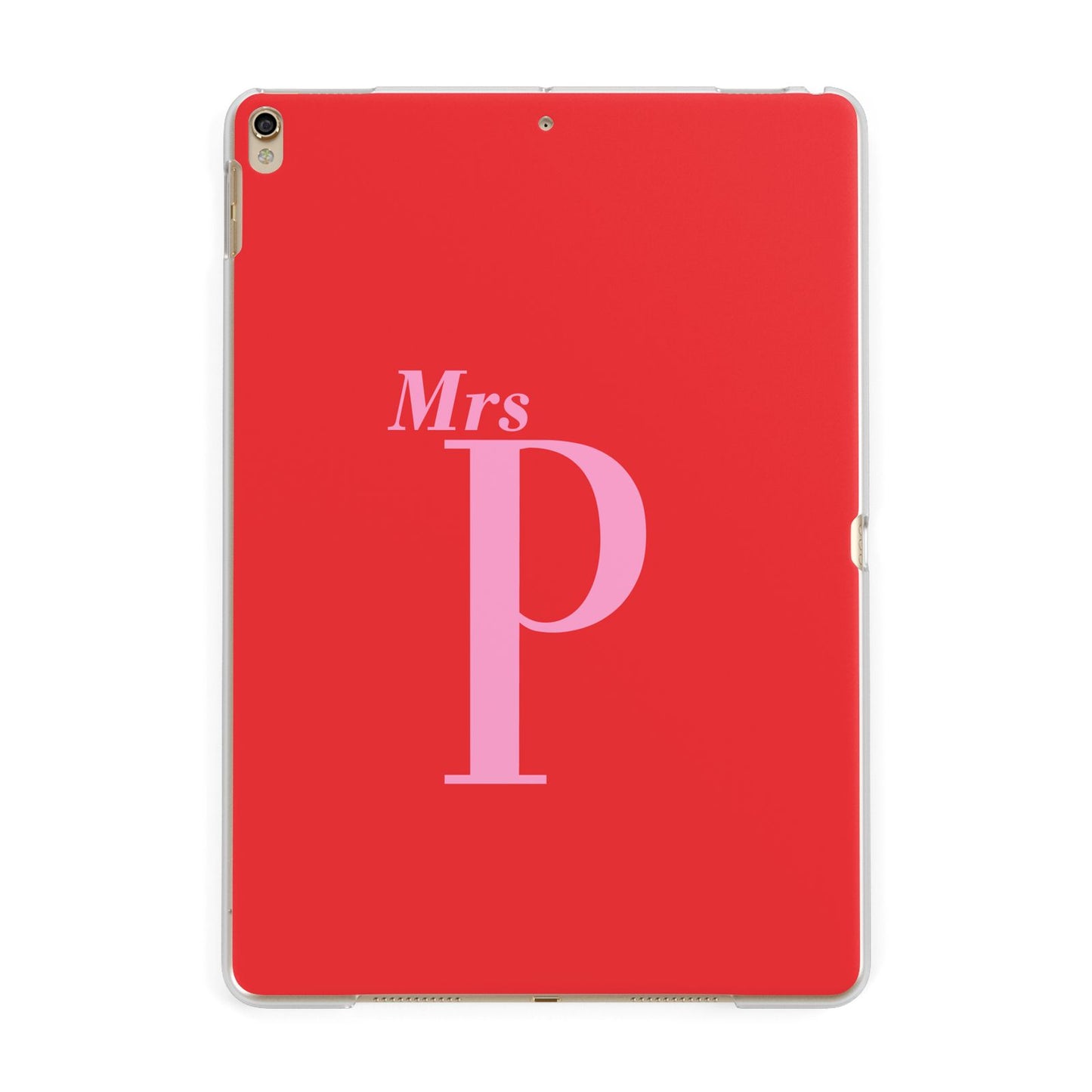 Personalised Alphabet Apple iPad Gold Case