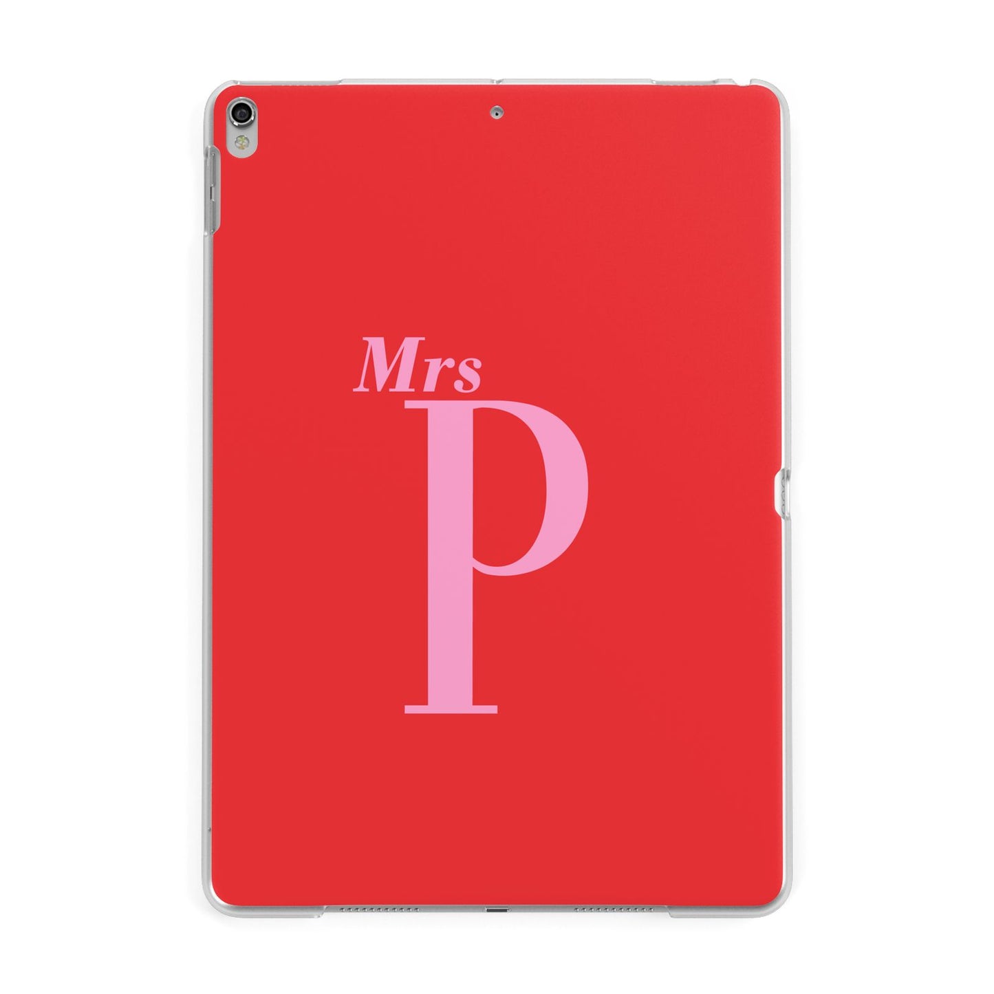 Personalised Alphabet Apple iPad Silver Case