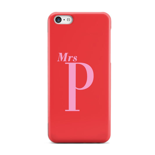Personalised Alphabet Apple iPhone 5c Case