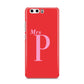 Personalised Alphabet Huawei P10 Phone Case