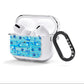 Personalised Anchor AirPods Clear Case 3rd Gen Side Image