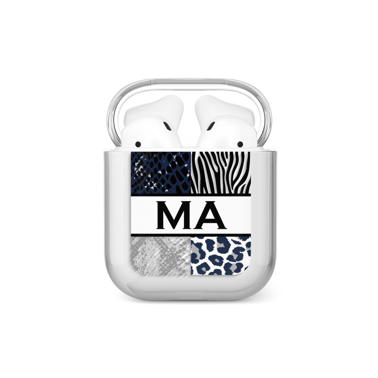 Personalised Animal Print AirPods Case
