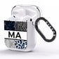 Personalised Animal Print AirPods Clear Case Side Image