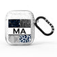 Personalised Animal Print AirPods Glitter Case