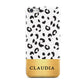 Personalised Animal Print Gold With Name Apple iPhone 5c Case
