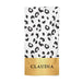 Personalised Animal Print & Gold With Name Beach Towel