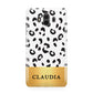 Personalised Animal Print Gold With Name Huawei Mate 10 Protective Phone Case