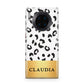 Personalised Animal Print Gold With Name Huawei Mate 30 Pro Phone Case