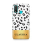 Personalised Animal Print Gold With Name Huawei P Smart 2020