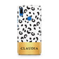 Personalised Animal Print Gold With Name Huawei P Smart Z
