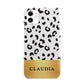Personalised Animal Print Gold With Name iPhone 11 3D Snap Case