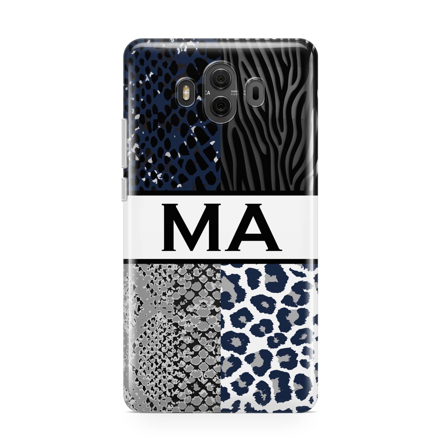 Personalised Animal Print Huawei Mate 10 Protective Phone Case