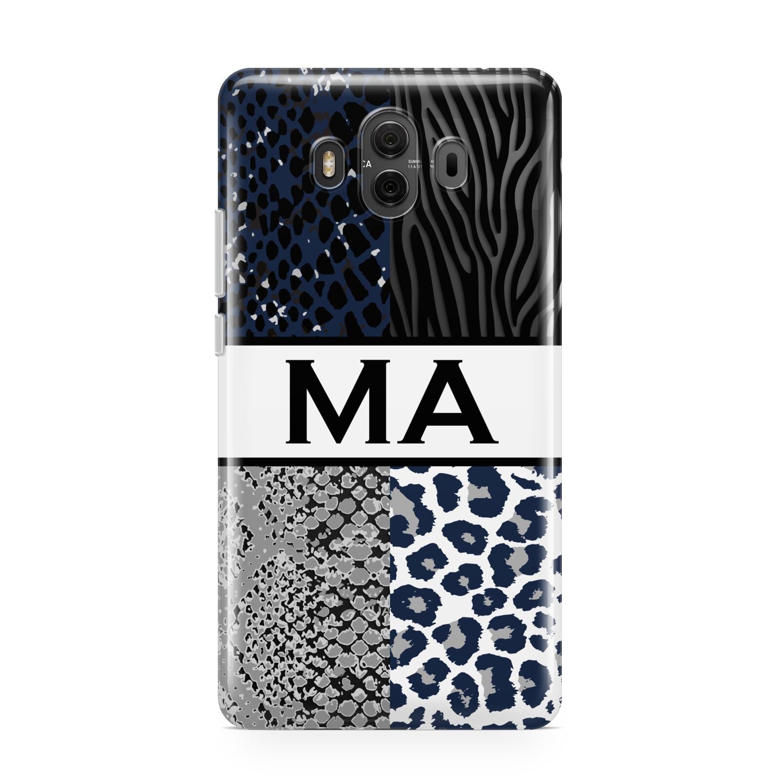 Personalised Animal Print Huawei Mate 10 Protective Phone Case