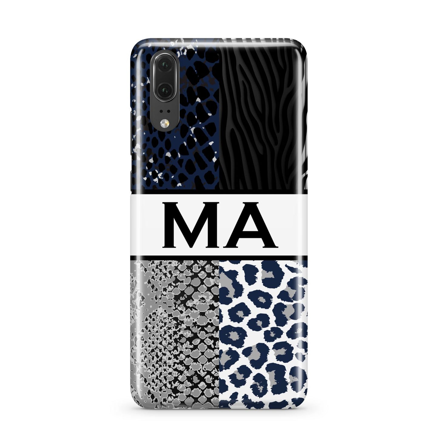 Personalised Animal Print Huawei P20 Phone Case