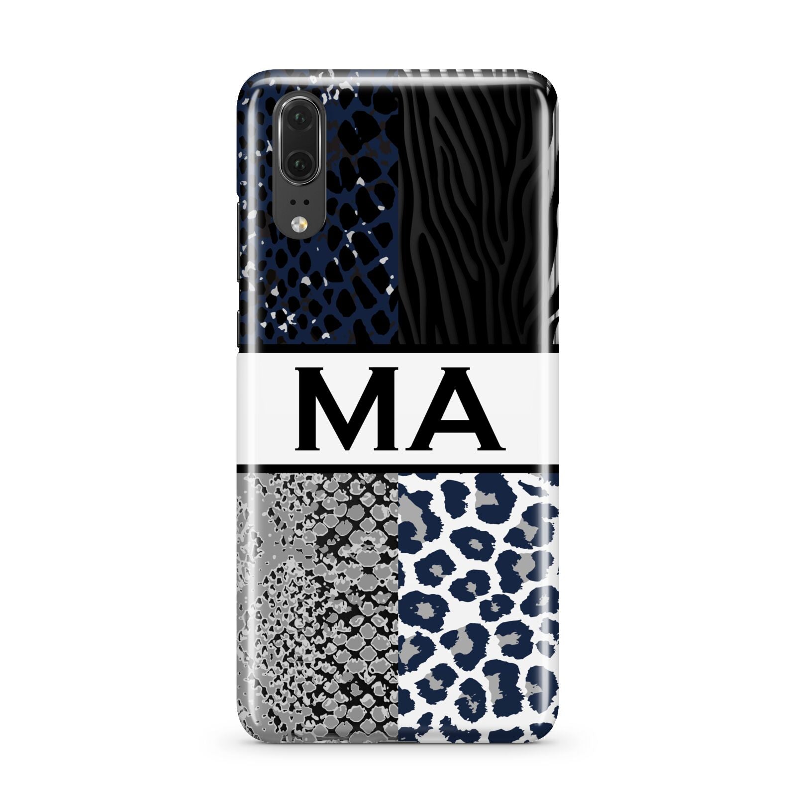 Personalised Animal Print Huawei P20 Phone Case