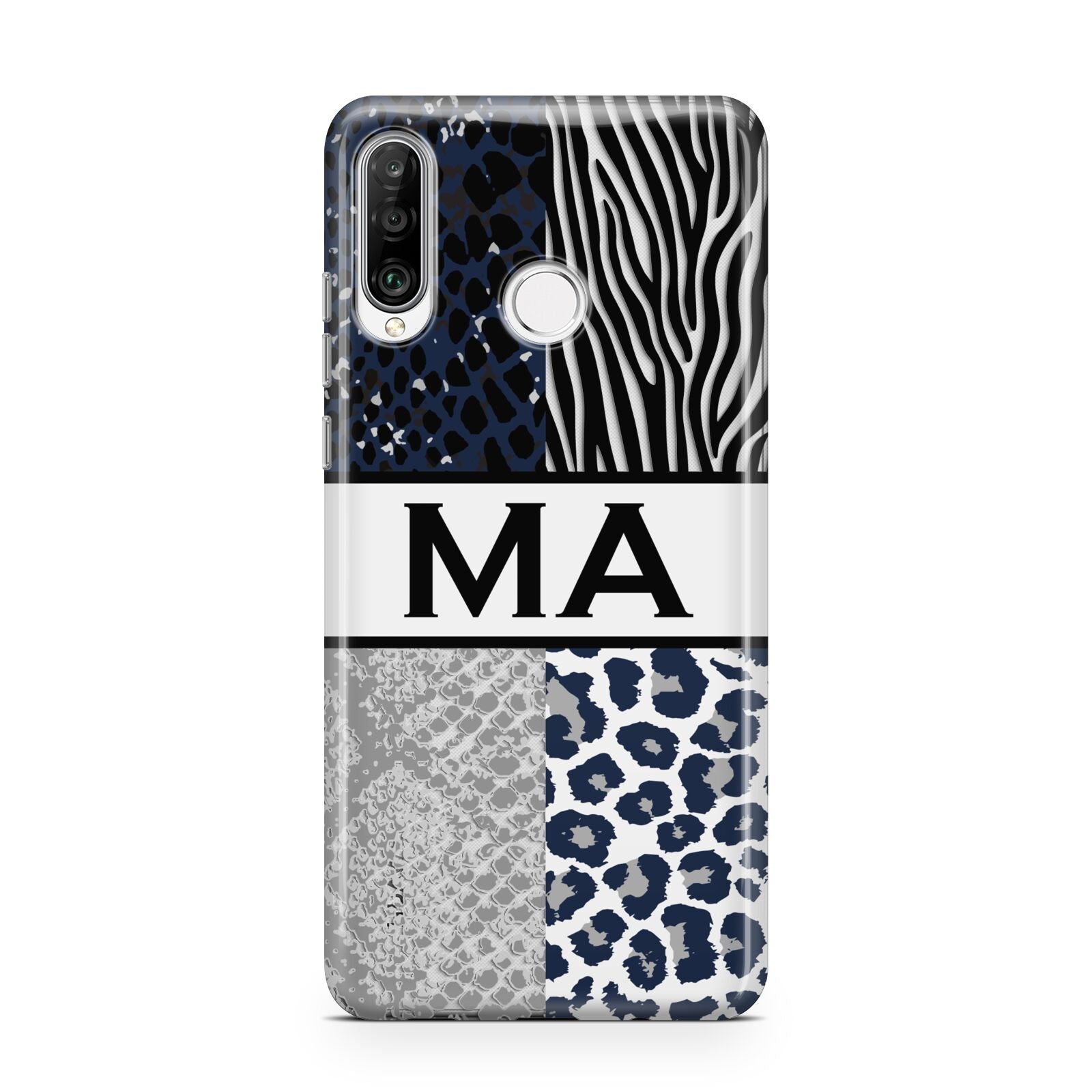 Personalised Animal Print Huawei P30 Lite Phone Case