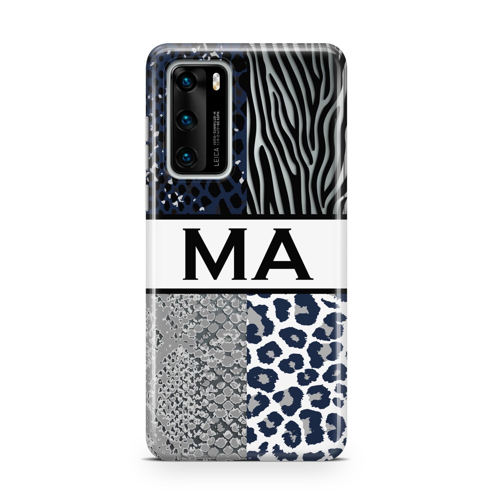 Personalised Animal Print Huawei P40 Phone Case