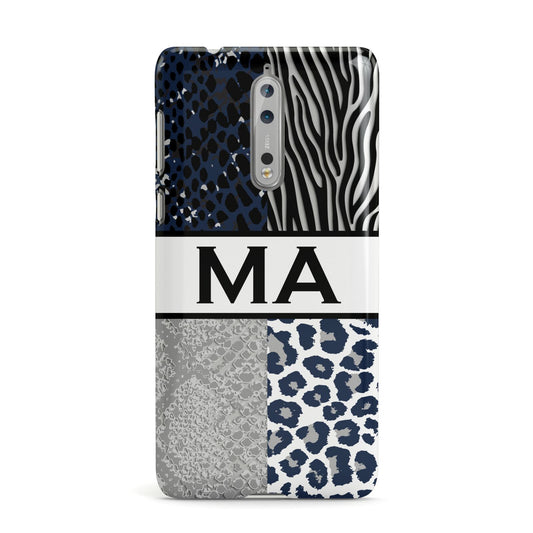 Personalised Animal Print Nokia Case