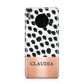 Personalised Animal Print Rose Gold Name Huawei Mate 30