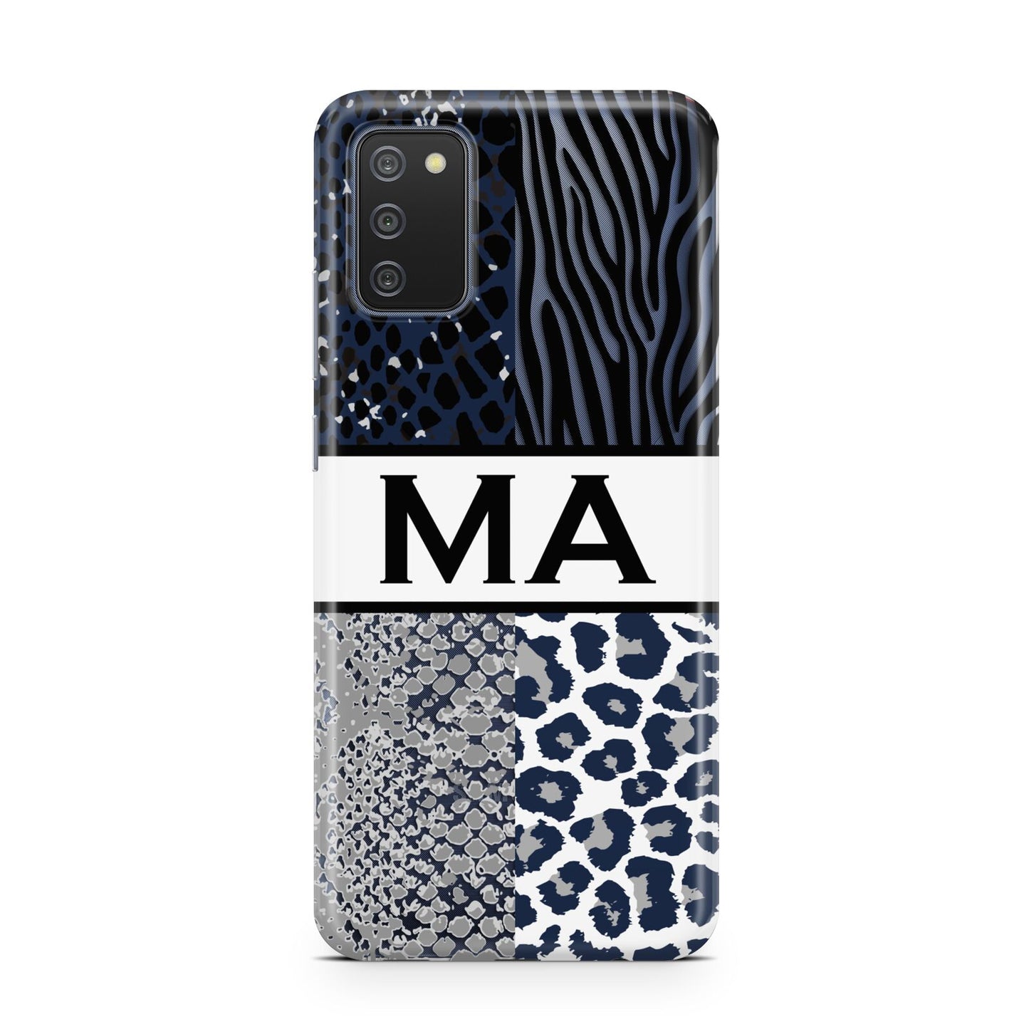 Personalised Animal Print Samsung A02s Case