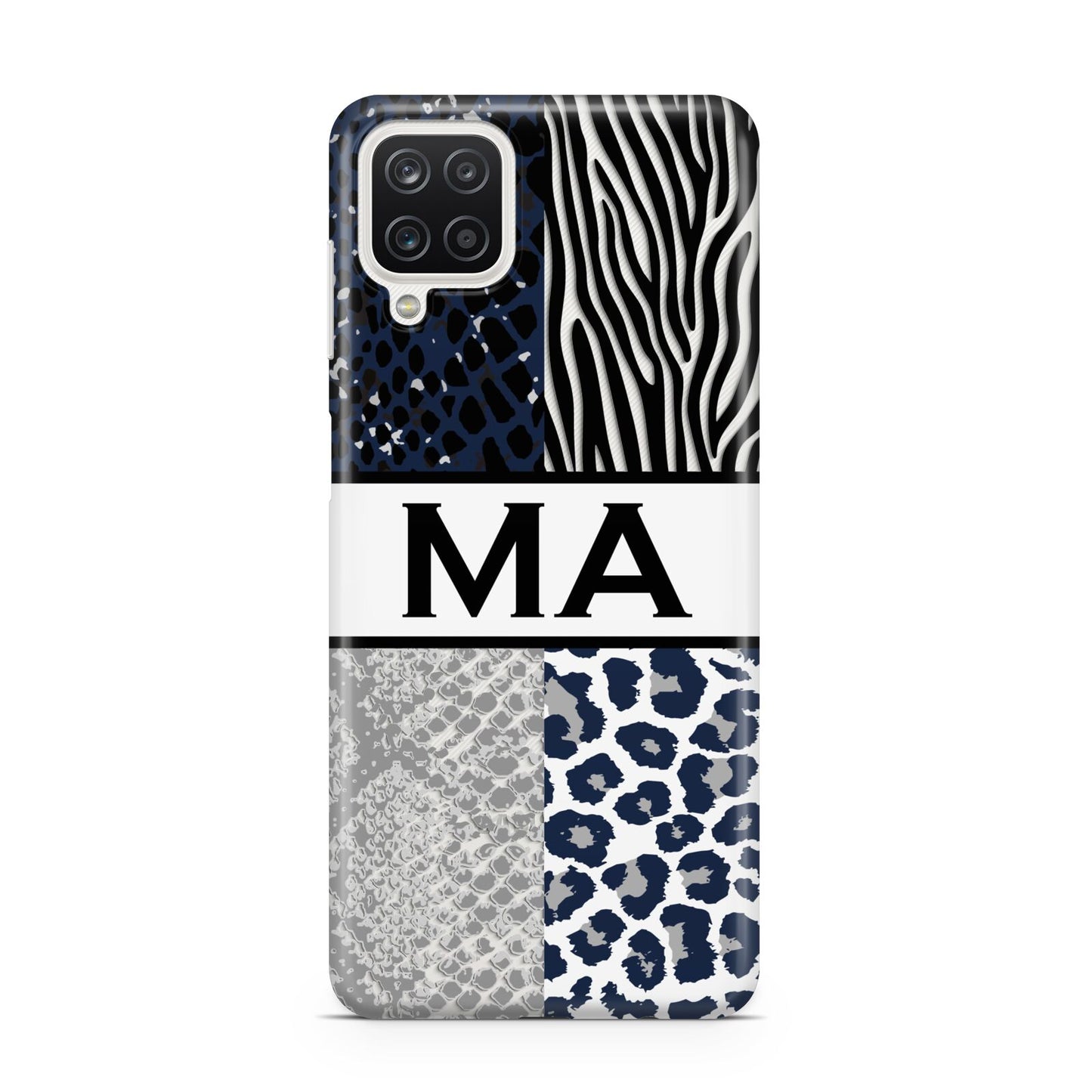 Personalised Animal Print Samsung A12 Case