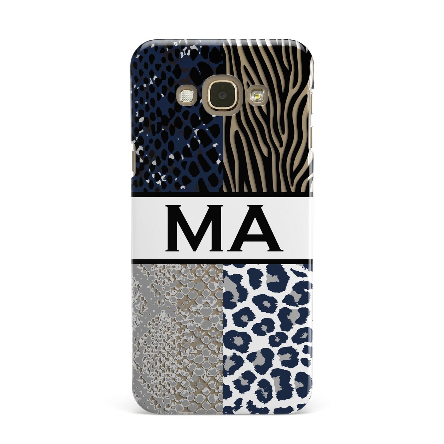 Personalised Animal Print Samsung Galaxy A8 Case
