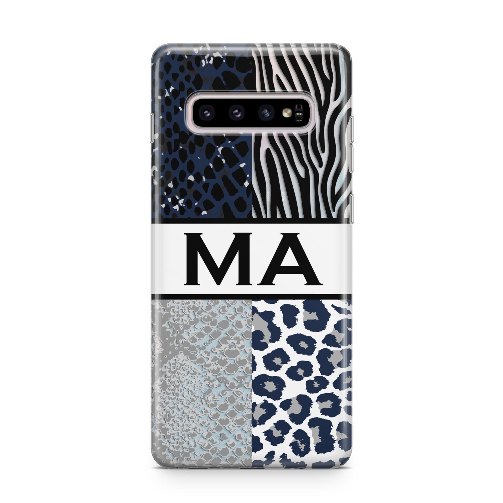 Personalised Animal Print Samsung Galaxy S10 Plus Case