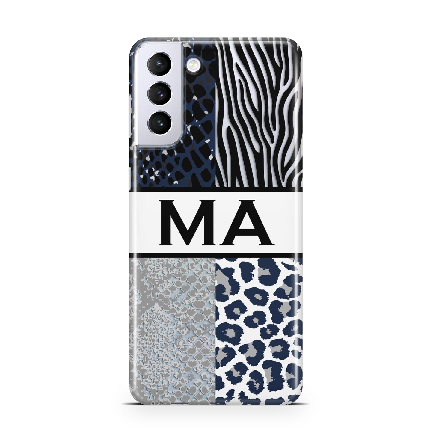 Personalised Animal Print Samsung S21 Plus Case