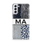 Personalised Animal Print Samsung S21 Plus Phone Case