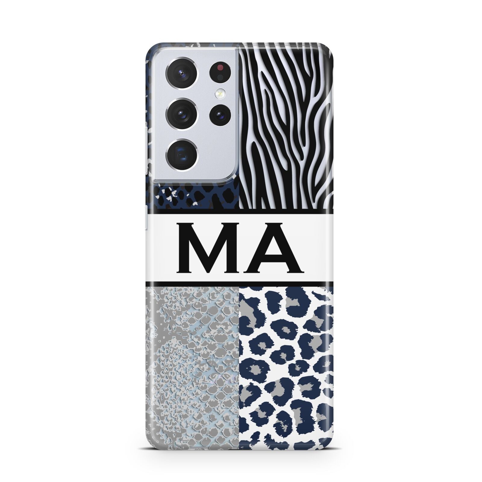 Personalised Animal Print Samsung S21 Ultra Case