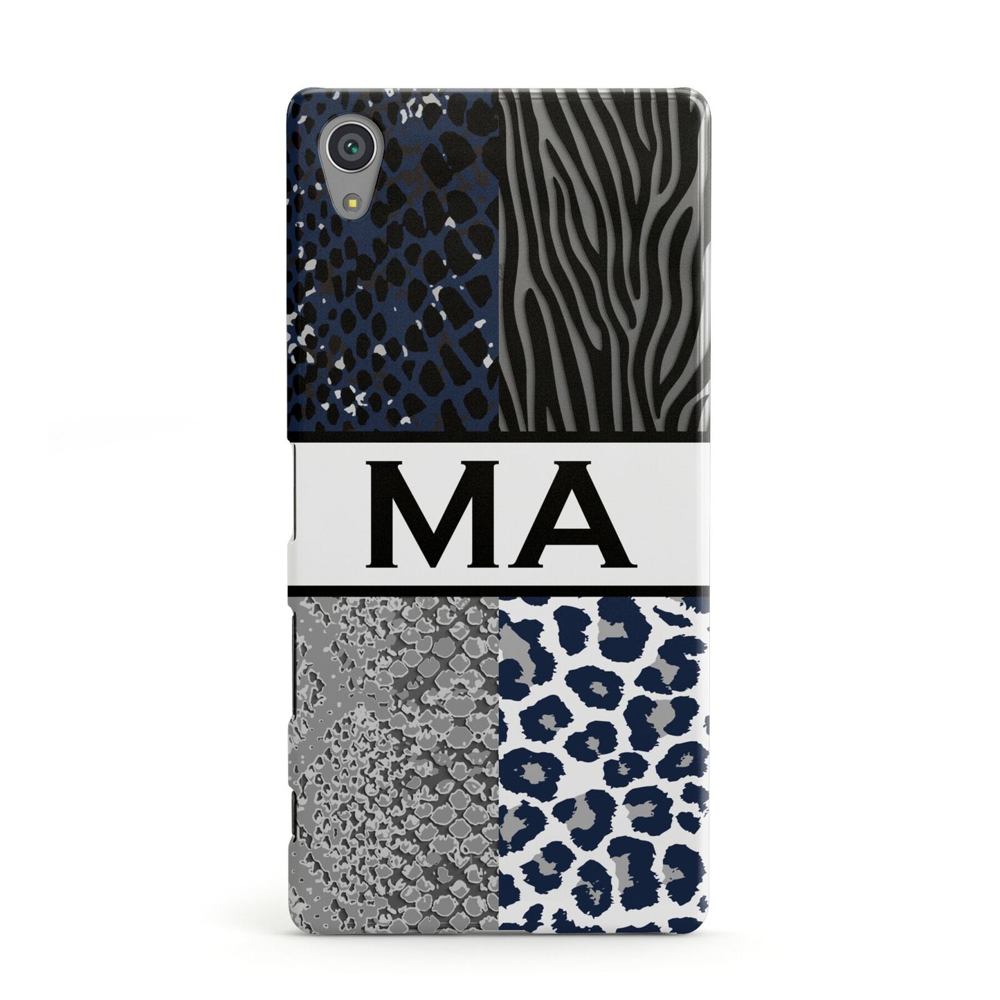 Personalised Animal Print Sony Xperia Case