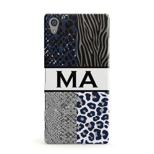 Personalised Animal Print Sony Xperia Case