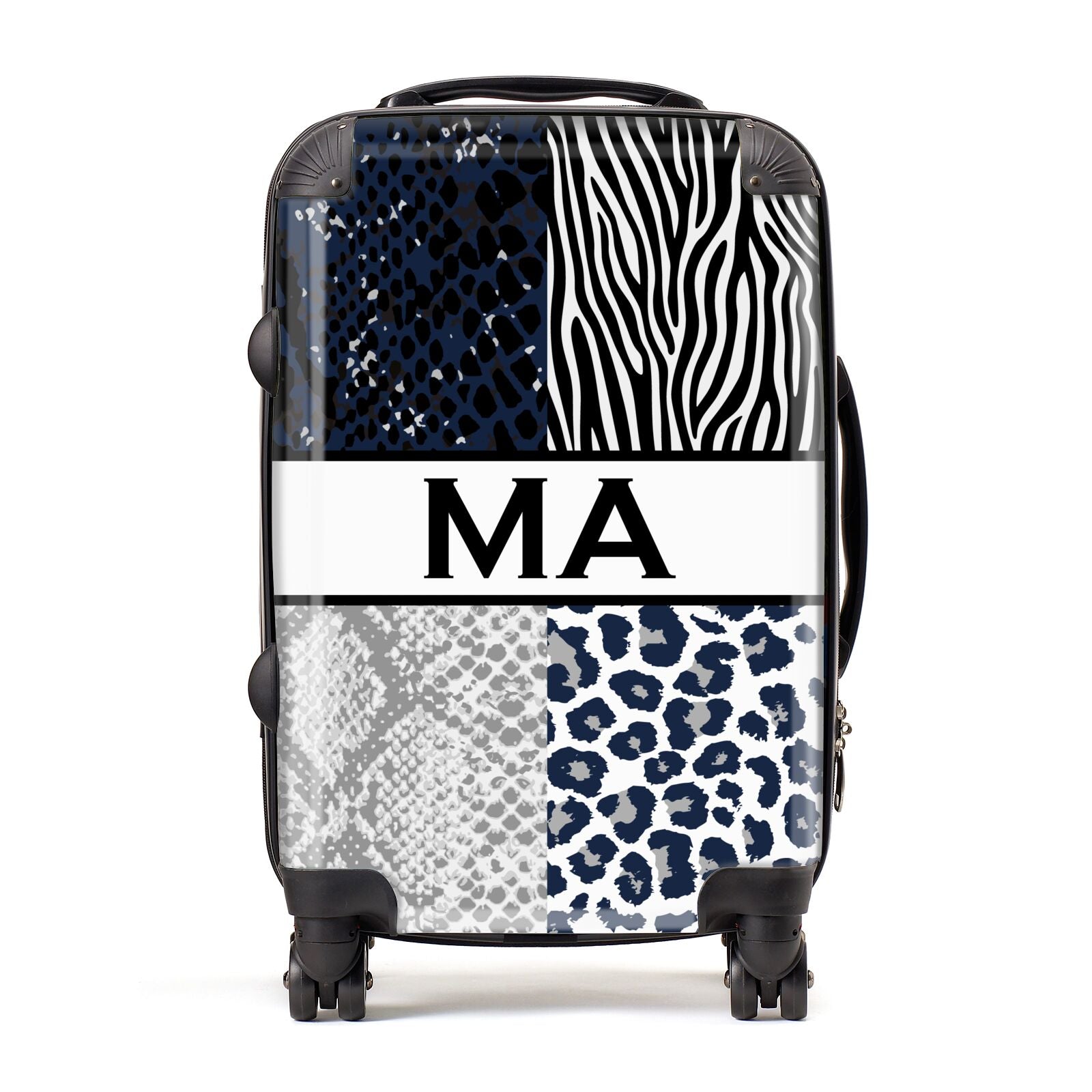 Personalised Animal Print Suitcase