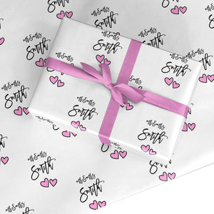Personalised Anniversary Wrapping Paper
