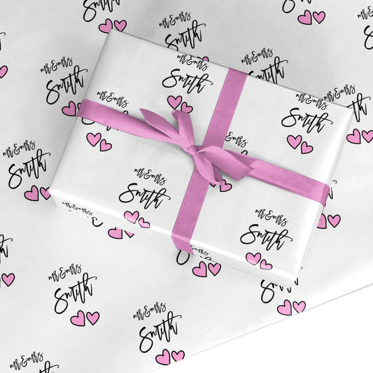 Personalised Anniversary Custom Wrapping Paper