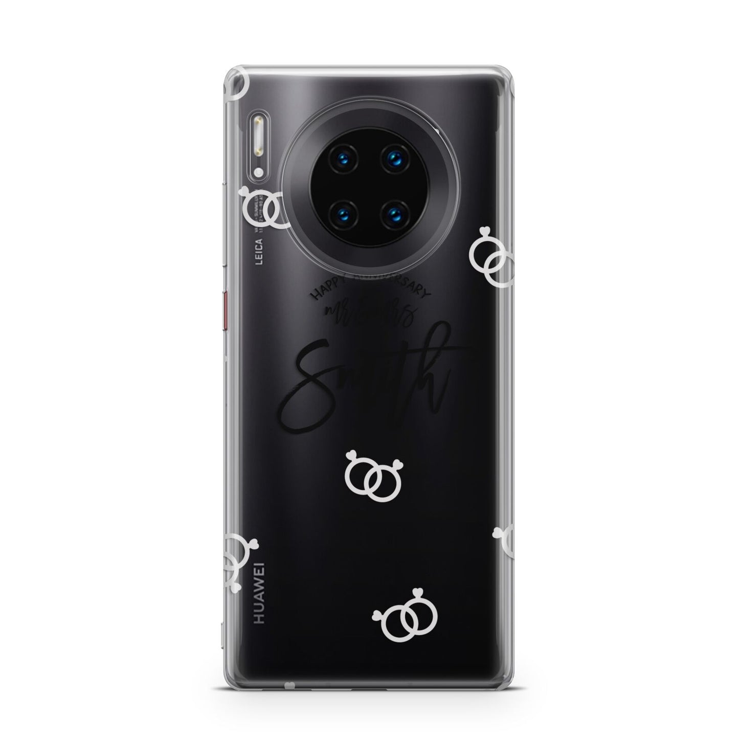 Personalised Anniversary Monochrome Huawei Mate 30 Pro Phone Case