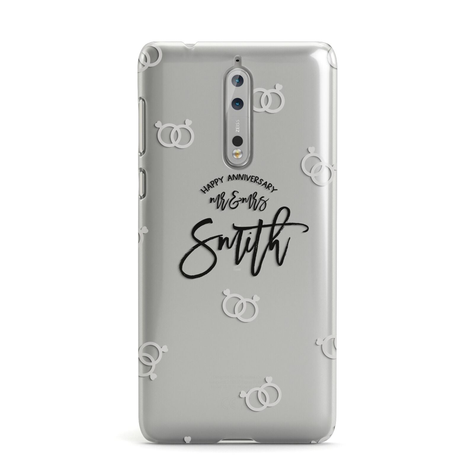 Personalised Anniversary Monochrome Nokia Case