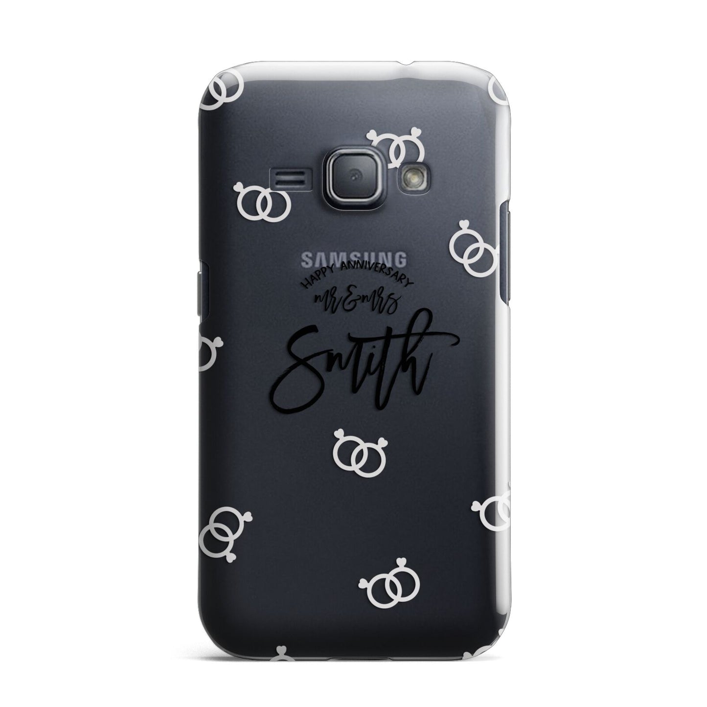 Personalised Anniversary Monochrome Samsung Galaxy J1 2016 Case