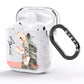 Personalised Anthurium AirPods Glitter Case Side Image
