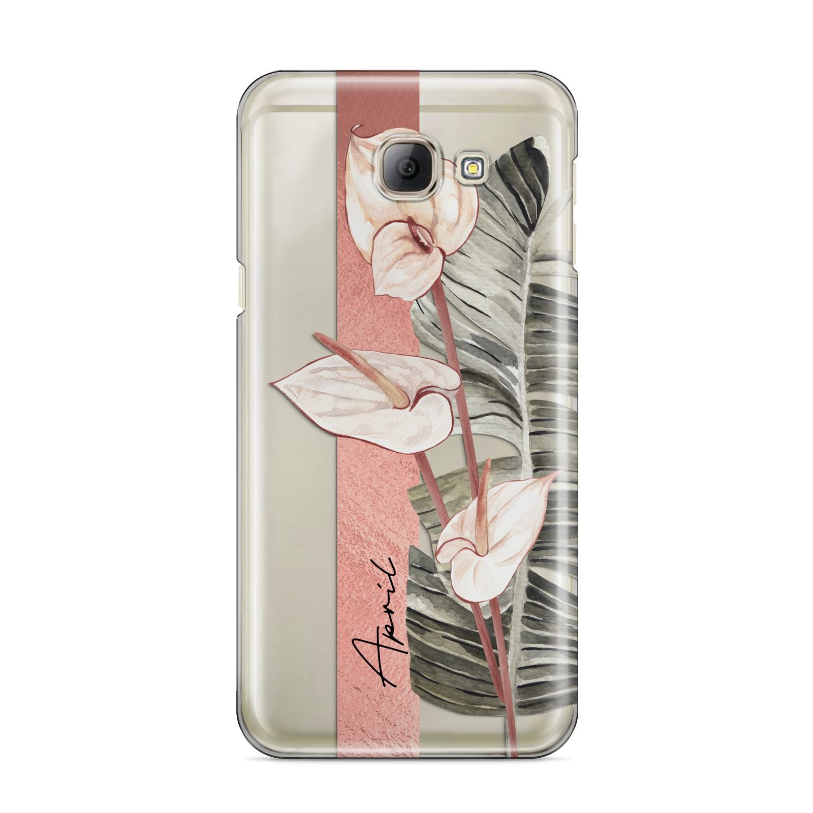 Personalised Anthurium Samsung Galaxy A8 2016 Case