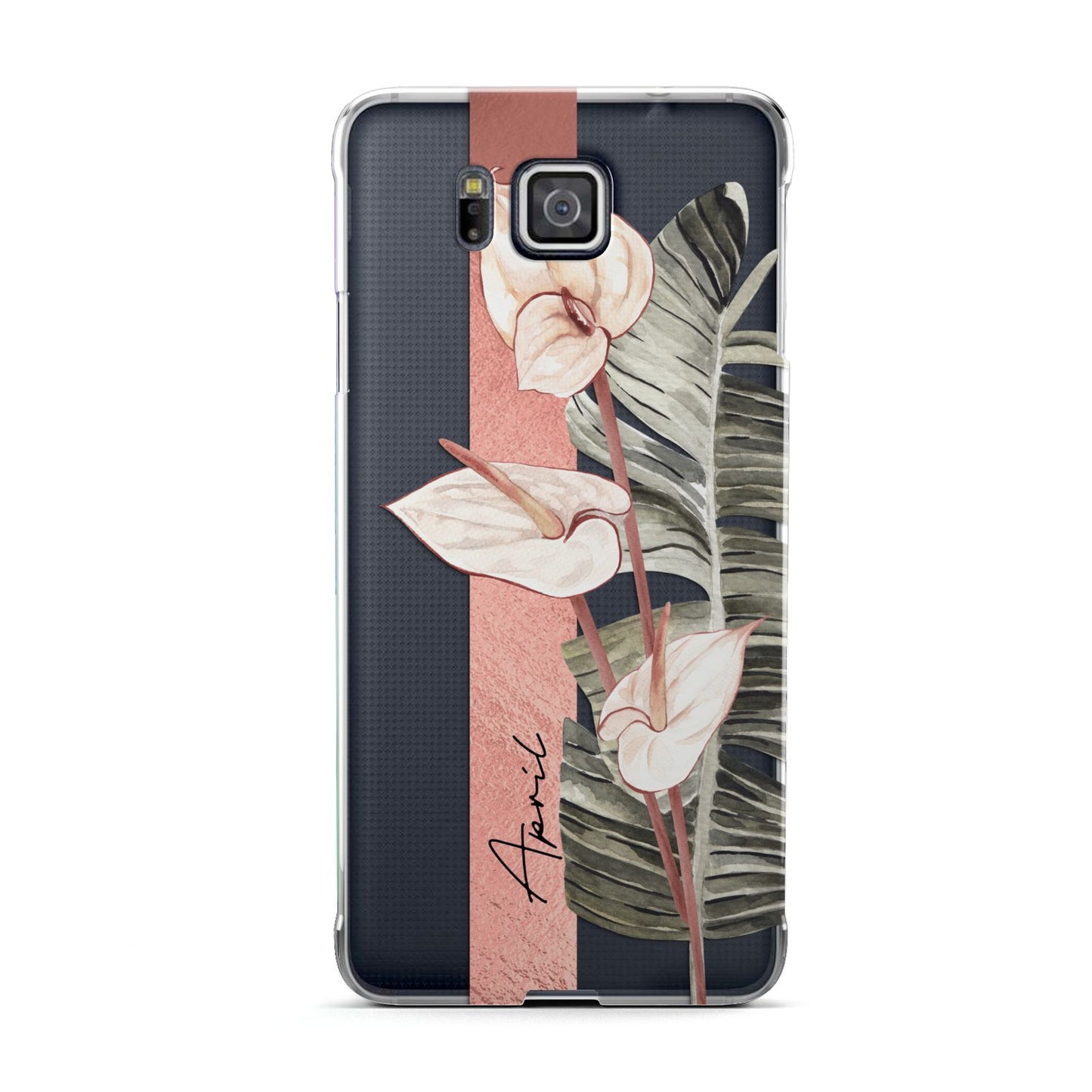 Personalised Anthurium Samsung Galaxy Alpha Case