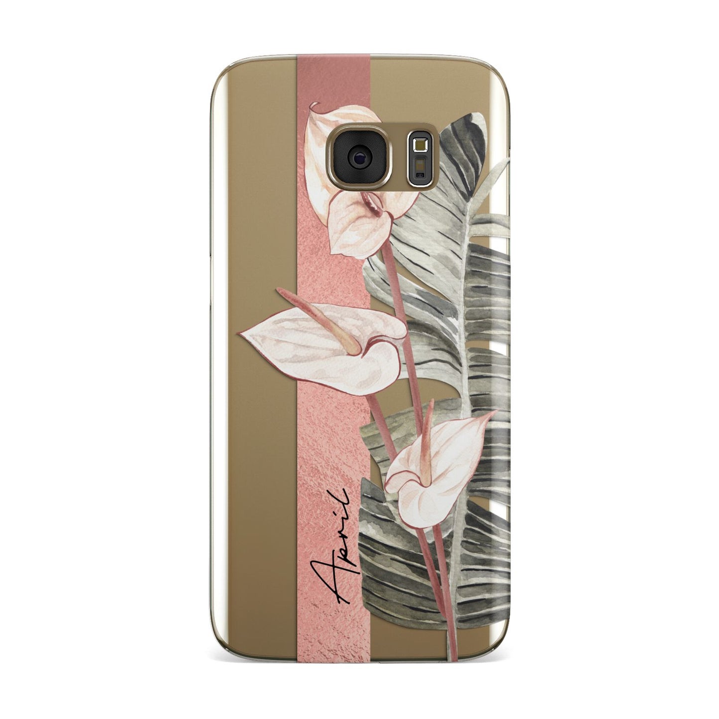 Personalised Anthurium Samsung Galaxy Case